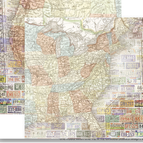 US Map Paper House Productions