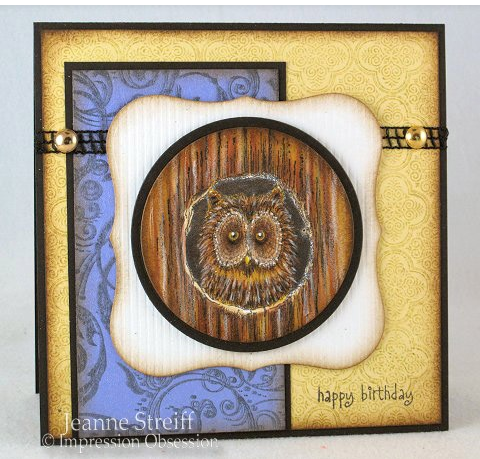 Cover a Card Background Flourish Stamp by Impression Obsession