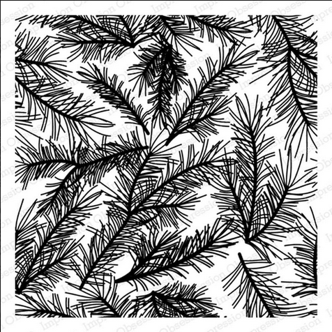 Cover a Card Pine background stamp by Impression Obsession