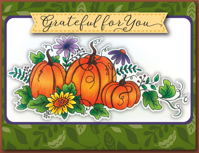 Abundant Blessings stamp set by Dare 2 B Artzy