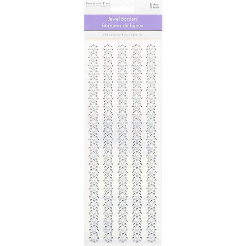 White Pearl Border Jewels