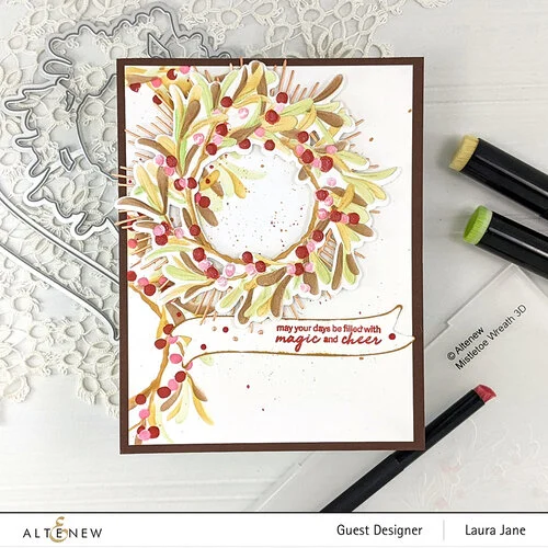 Mistletoe Wreath Die by Altenew