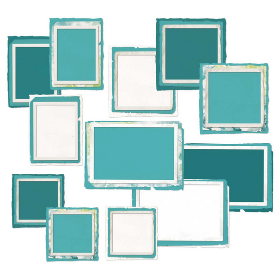 Tidal Wave Frame Set Spectrum Sherbert collection by 49 & Market