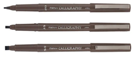 Calligraphy Marker Purple by Marvy Uchida