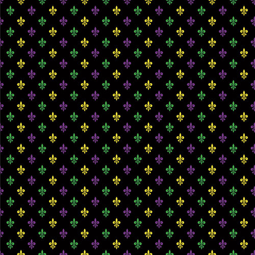 Fleur de Lis 12x12 paper in the Mardi Gras Collection by Reminisce