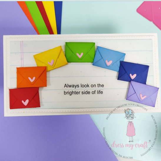 Mini Envelope Basic Design Die by Dress My Craft
