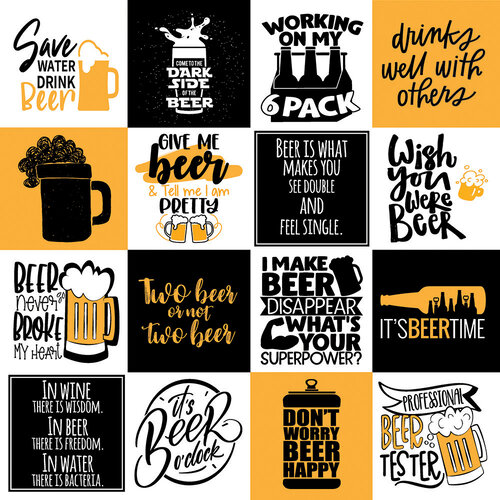 Crafty 12x12 Beer Thirty Collection by Reminisce