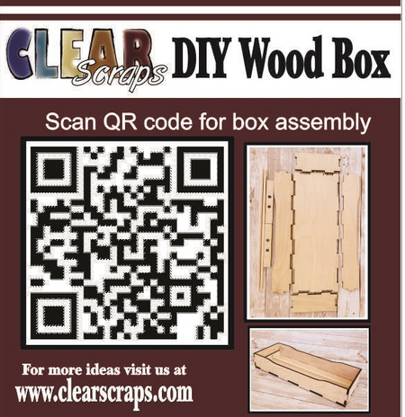 Regular 6" Memory Dex Box by Clear Scraps