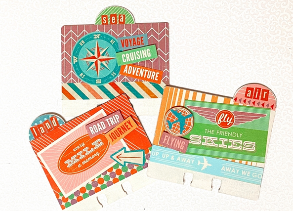 Rounded Tab 3pk Dividers for Memory Dex by Clear Scraps