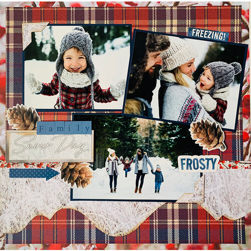 Winter Canvas 12x12 Sticker Sheet by Reminisce