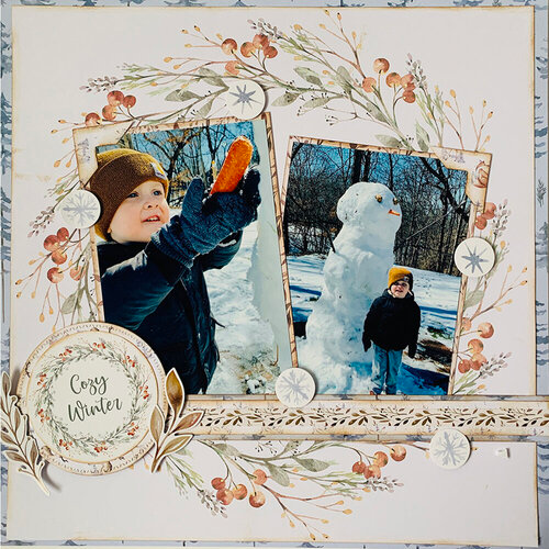 Cozy Winter 12x12 Sticker Sheet by Reminisce