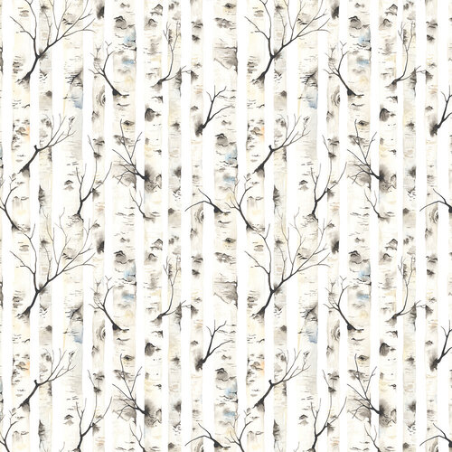 Birds & Cotton 12x12 paper Cozy Winter Collection by Reminisce