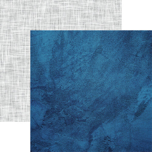 Navy Grunge 12x12 Garage Grunge Collection by Reminisce