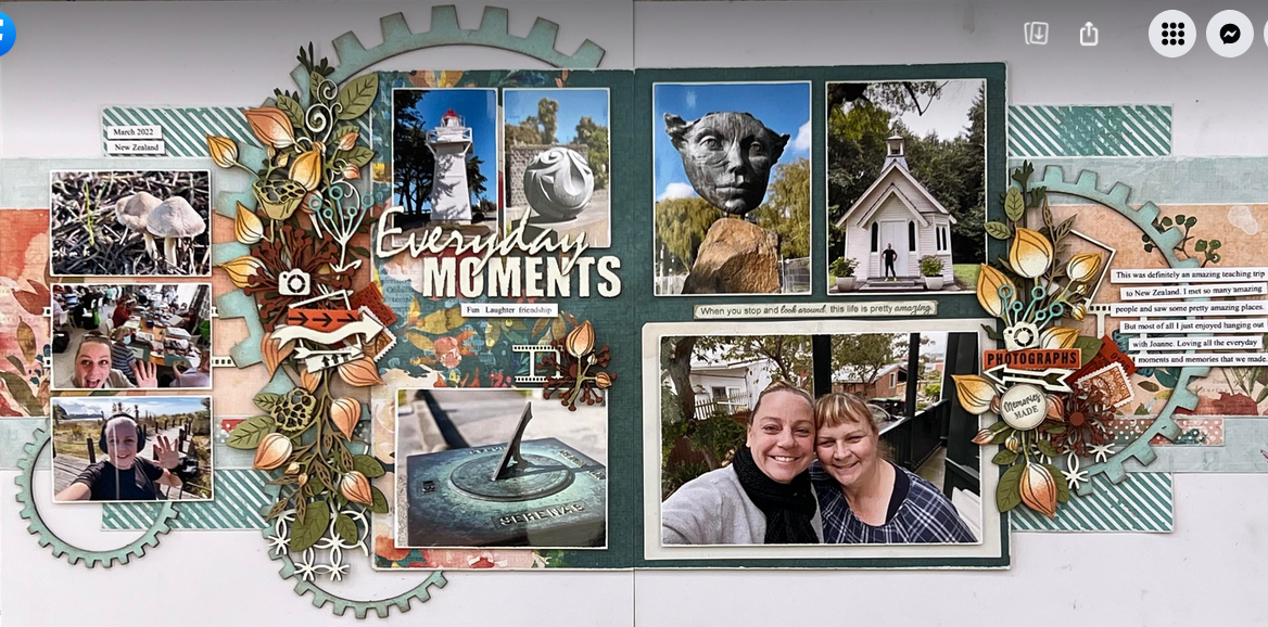 Everyday Moments Layout Class with Jen Hedger March 10, 2023 10am to 1pm $45