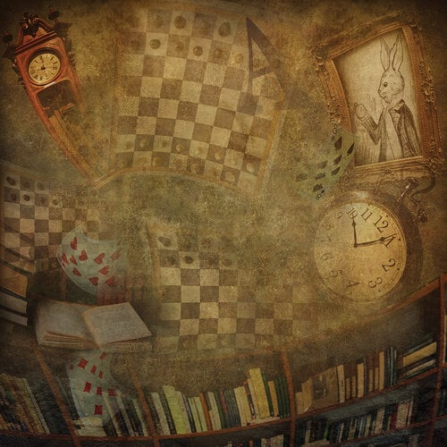 Through the Keyhole 12x12 Welcome to Wonderland Collection by Reminisce