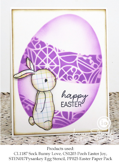 Pysankey Egg 6x6 Stencil by Impression Obsession