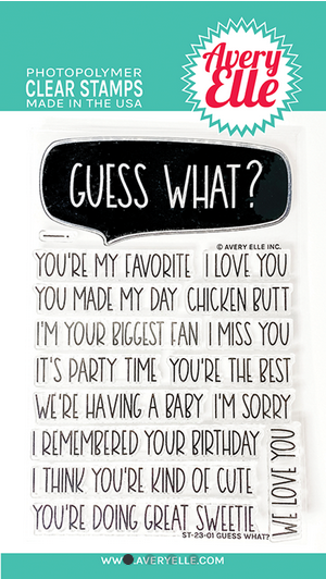 Guess What Stamp & Die Bundle by Avery Elle