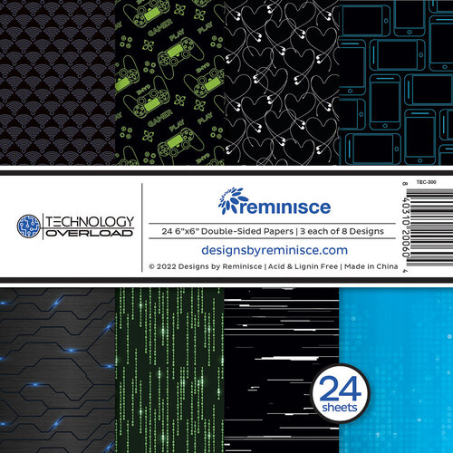 Technology Overload 6x6 Paper Pack