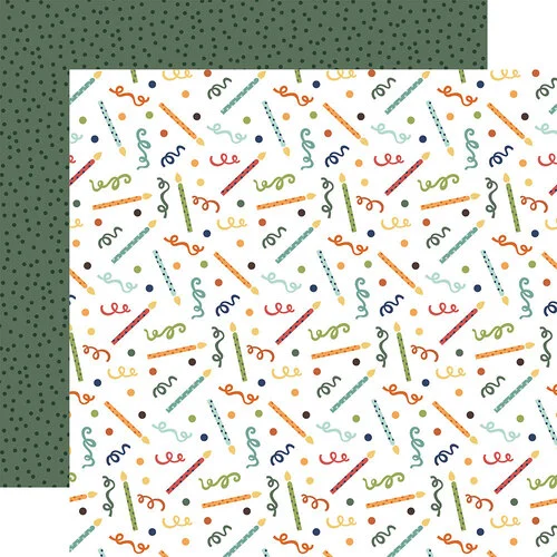 Make a Wish 12x12 paper A Birthday Wish collection by Echo Park