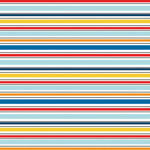 Strong Stripes 12x12 Paper First Responders Collection by Echo Park