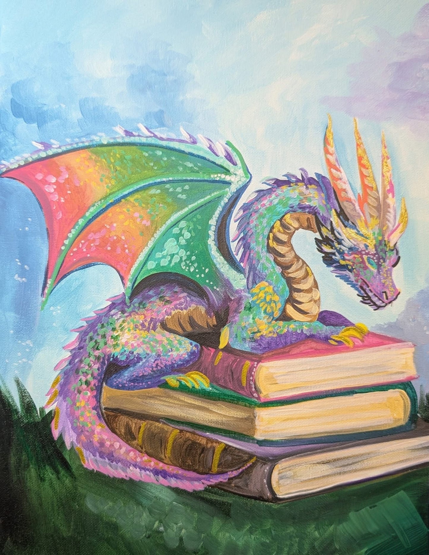 Dragon & Books Paint Party July 29