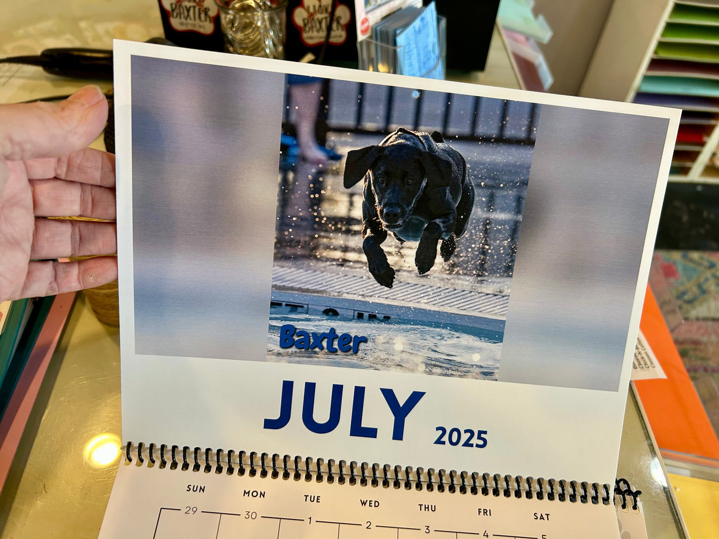 Paw Print Calendar