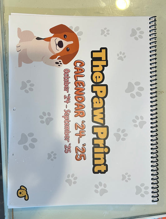 Paw Print Calendar