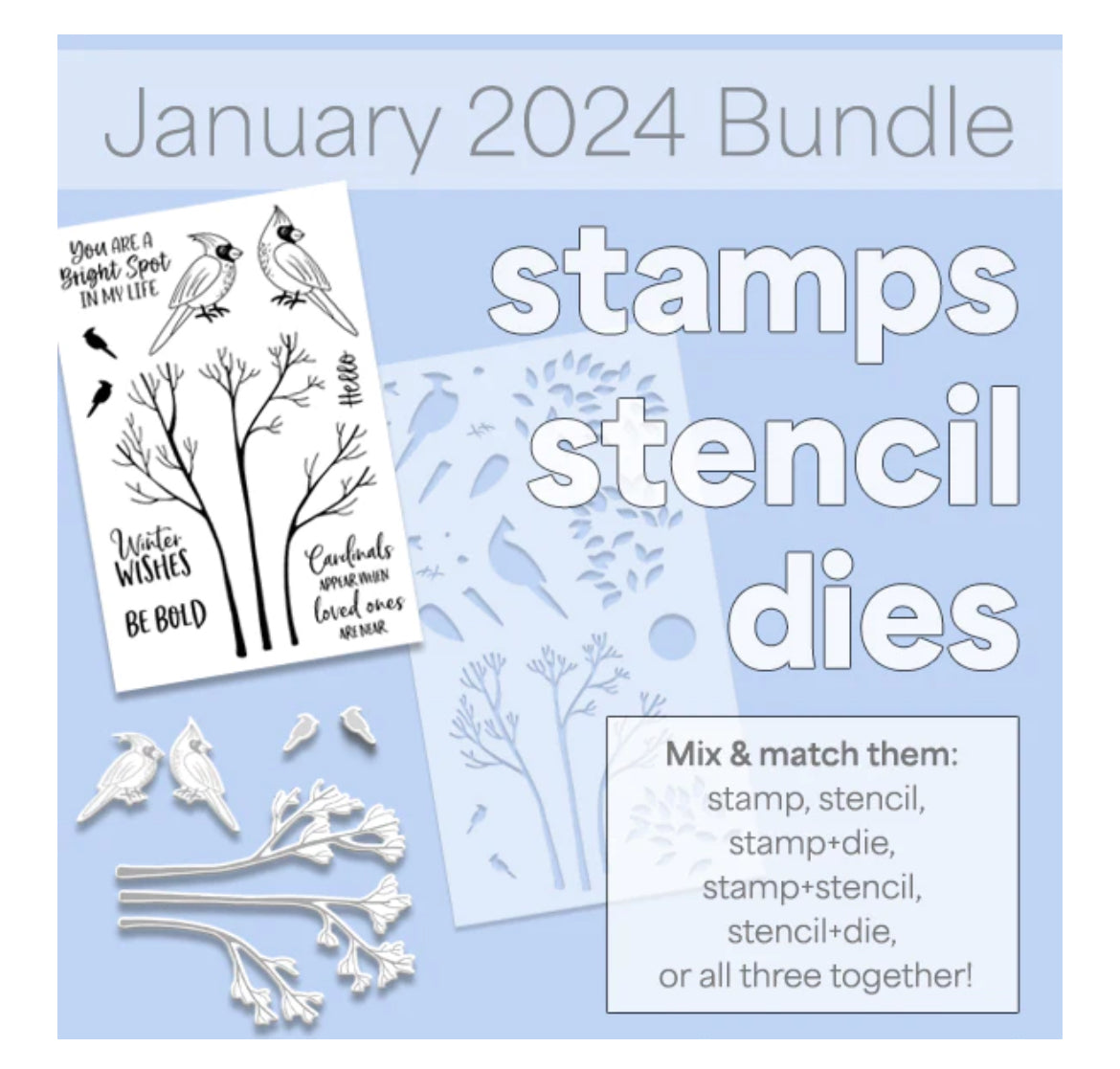 Cardinal January Bundle *Preorder* – Paper Arts