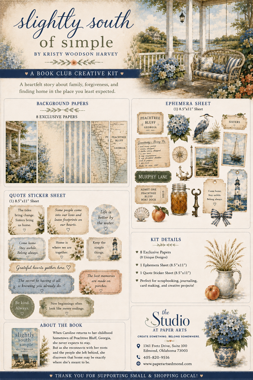 Slightly South of Simple Book Club Creative Kit