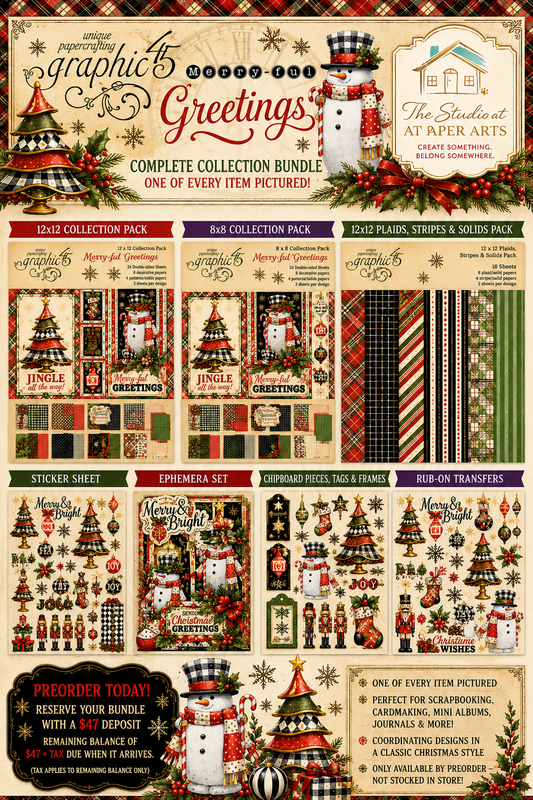 Graphic 45 Merry-ful Greetings Complete Collection Bundle (Preorder)