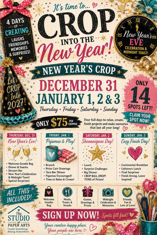 Crop Into the New Year!

December 31, 2026 – January 3, 2027