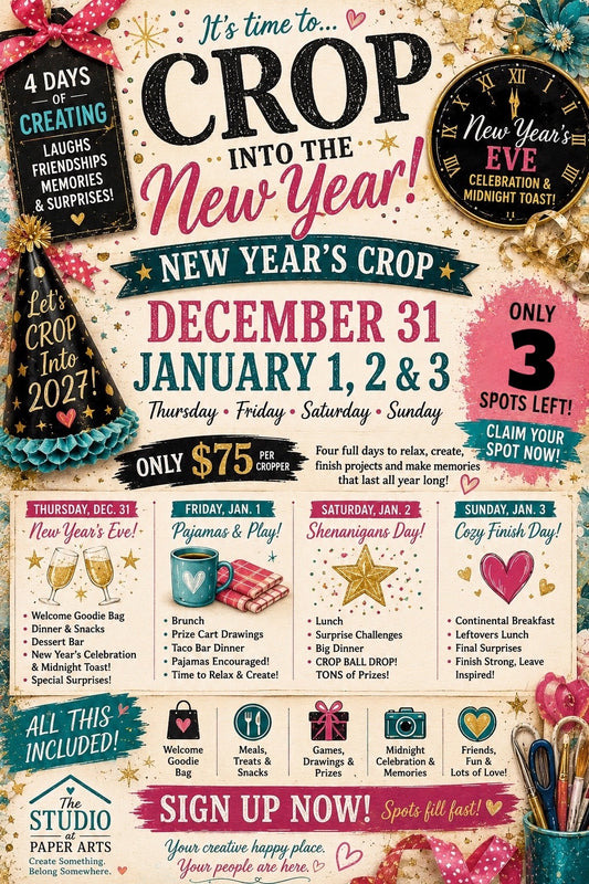 Crop Into the New Year!

December 31, 2026 – January 3, 2027