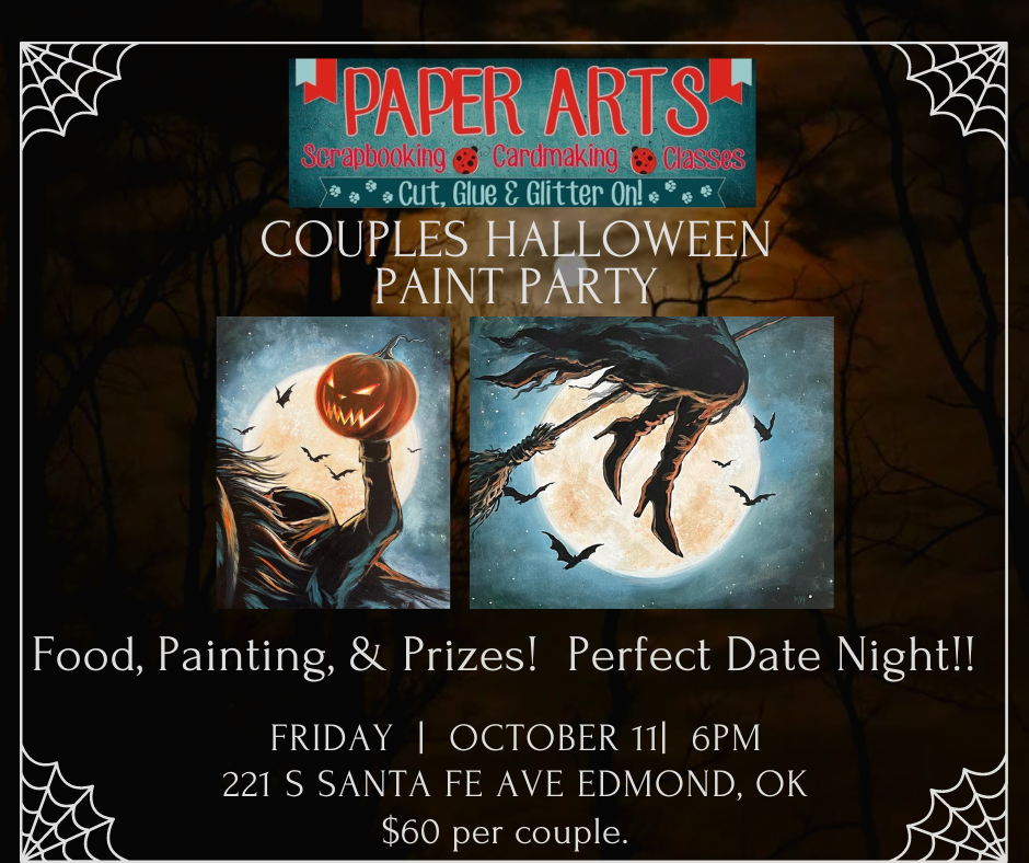 Couples Halloween Paint Party Friday Oct. 11 6pm