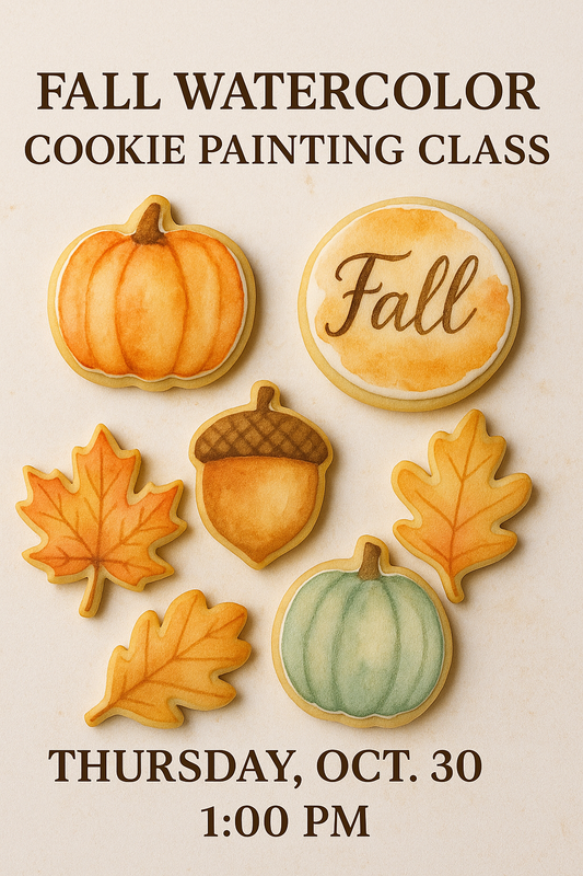 Watercolor Cookie Class