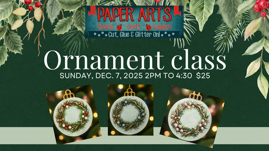 🎄 Ornament Painting Class

Sunday, December 7, 2025 • 2:00–4:30 PM • $25