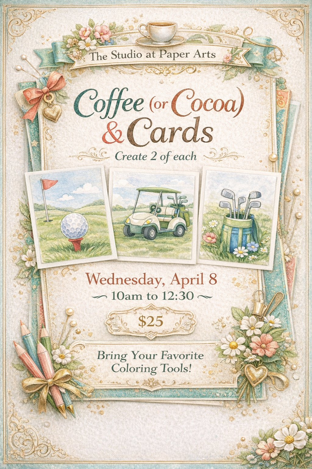 Coffee (or Cocoa) and Cards April 8