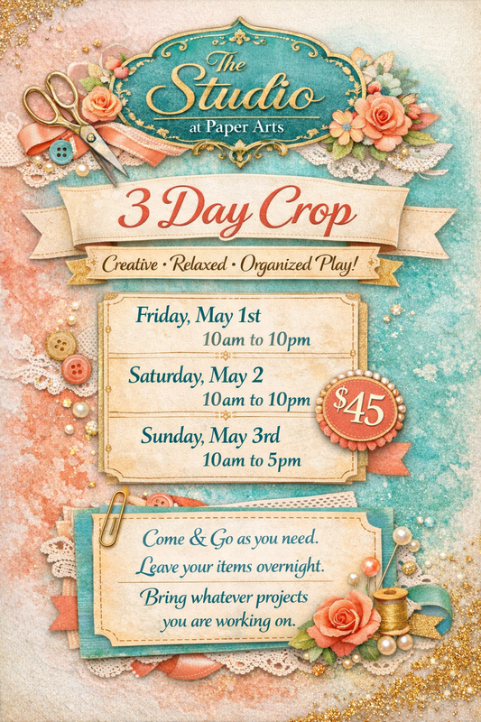 ✨ 3 Day Creative Crop at The Studio ✨