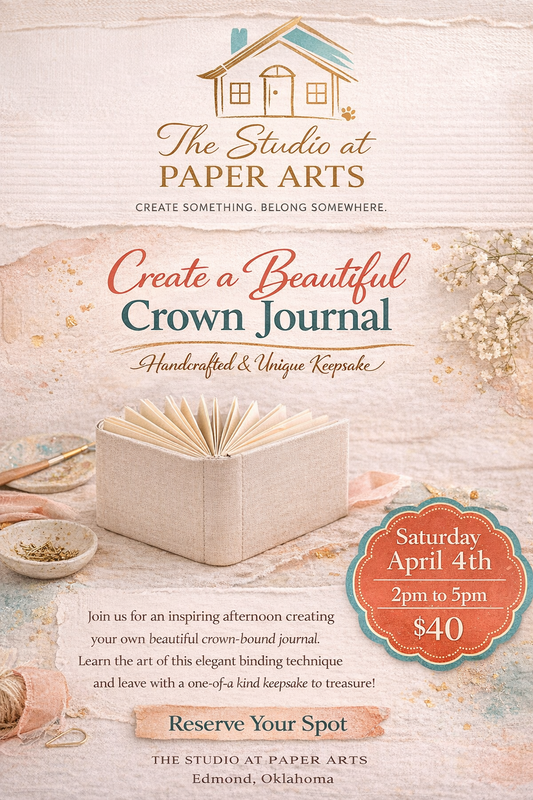 Crowned in Creativity: Crown Binding Journal Workshop