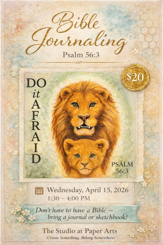Bible Journaling: Psalm 56:3 (Colored Pencil Workshop)