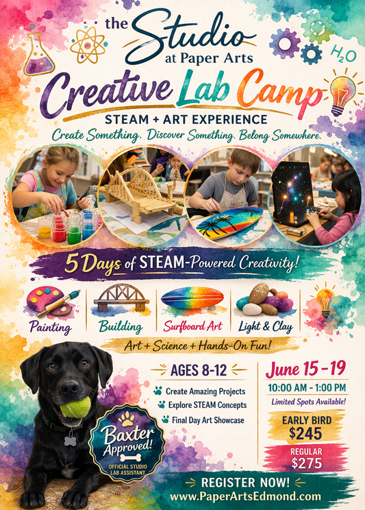 Creative Lab Camp: STEAM + Art Experience (Ages 8–12)