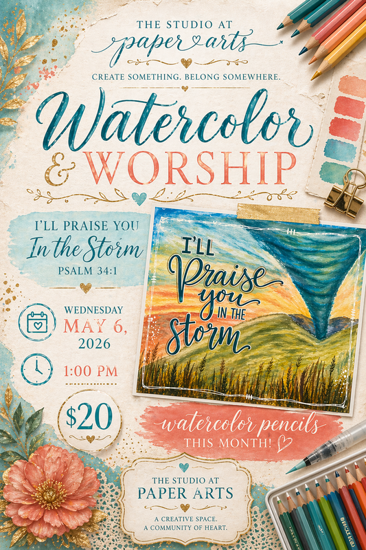 Watercolor & Worship May 6, 2026 1pm