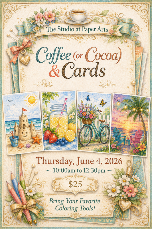 Coffee (or Cocoa) & Cards — Summer Edition ☀️
