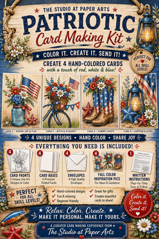 Patriotic Card Kit (this is a kit only—no class)