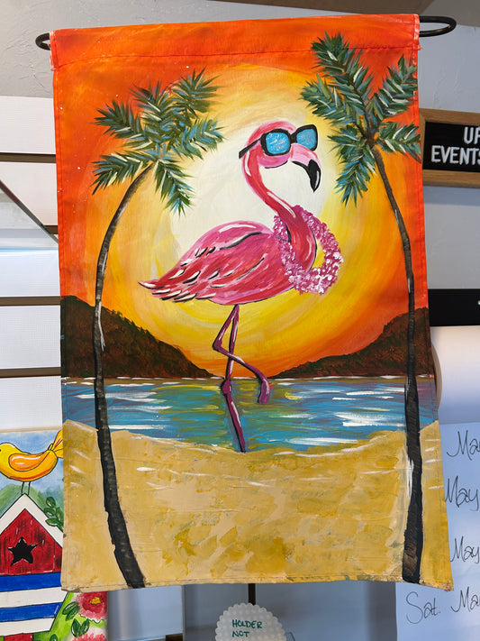 Flamingo Garden Flag Sat May 17 2pm $25