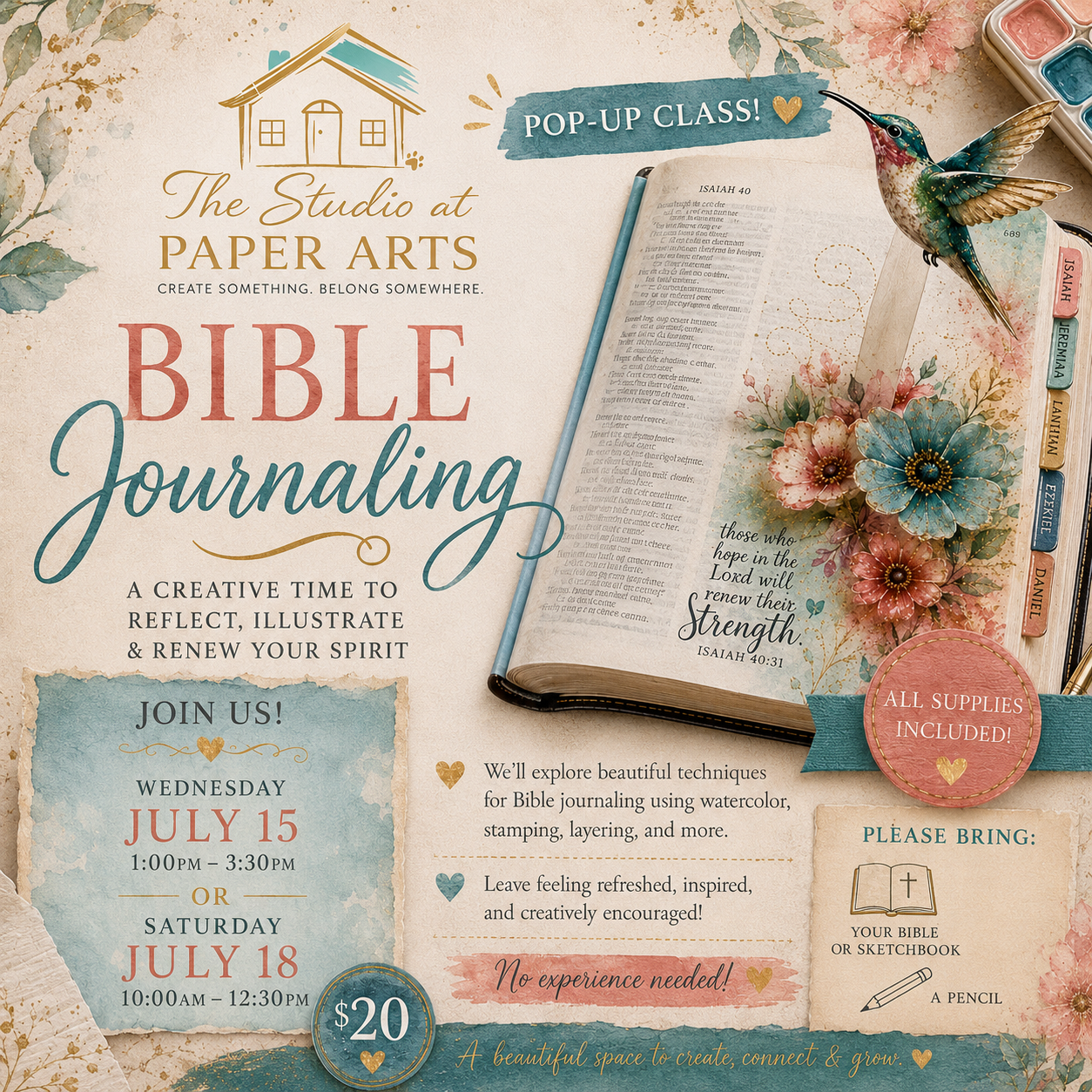 July Bible Journaling
