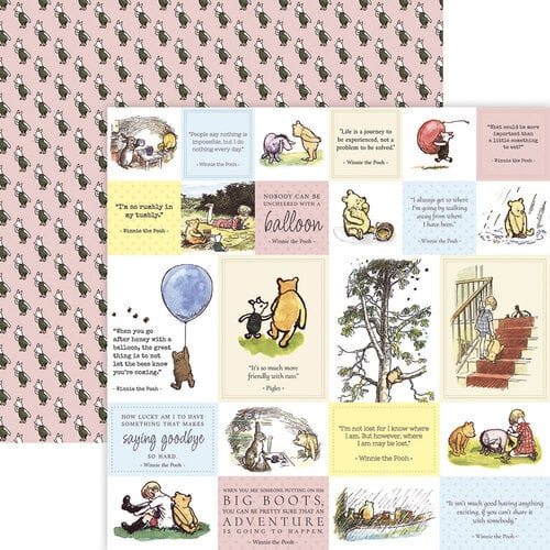 Friends Forever 12x12 paper Winnie the Pooh Collection by Reminisce