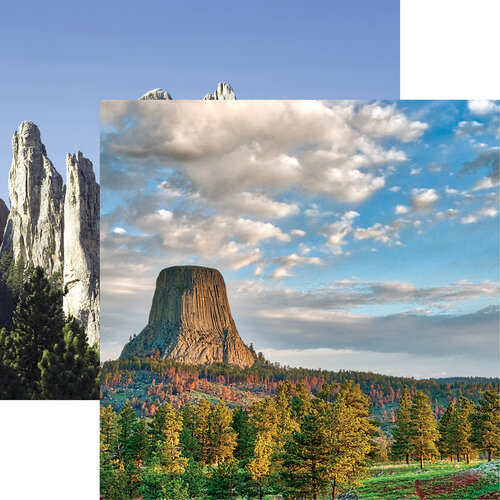 Devil's Tower 12x12 The Black Hills collection by Reminisce