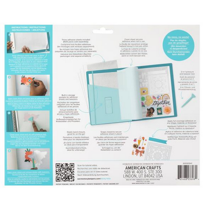 Teal Sticky Folio by We R memory keepers