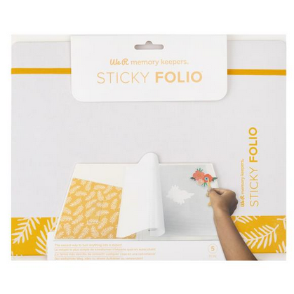 Yellow Sticky Folio by We R memory keepers