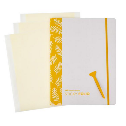 Yellow Sticky Folio by We R memory keepers